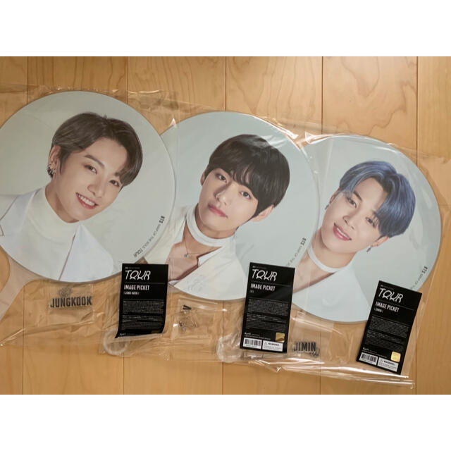 BTS map of the soul tour うちわ3枚 - K-POP/アジア