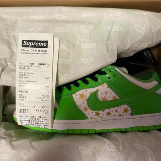 シュプリーム(Supreme)の27.5cm NIKE SB DUNK LOW SUPREME GREEN (スニーカー)