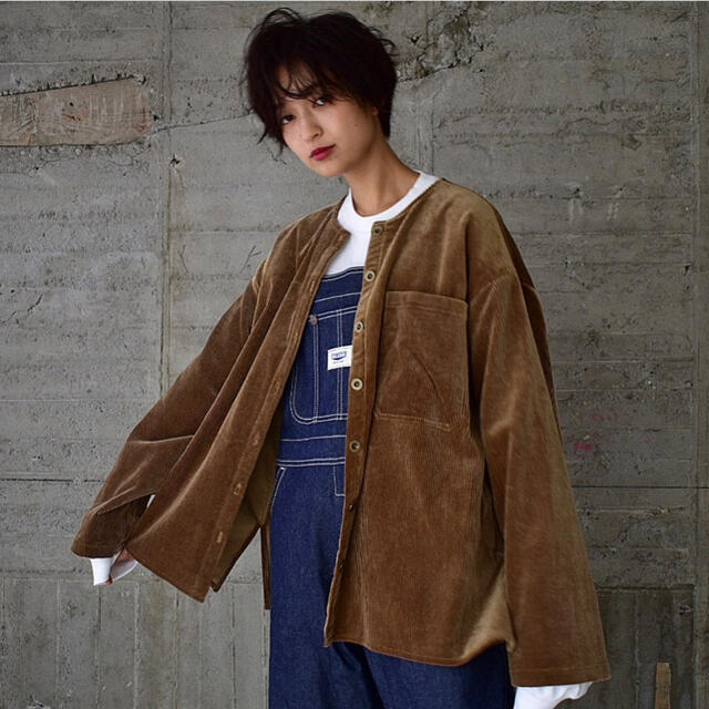 manonfripes curduroy shirts jacket