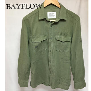 ベイフロー(BAYFLOW)のBAYFLOW ベイフロー リネン長袖シャツ 3(シャツ)