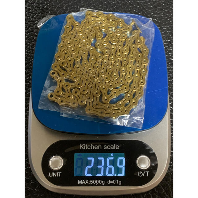 kmc x11sl ti gold chain ⑩ 236.9g
