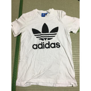 アディダス(adidas)の【アディダス】ロゴTシャツ ホワイト(Tシャツ(半袖/袖なし))