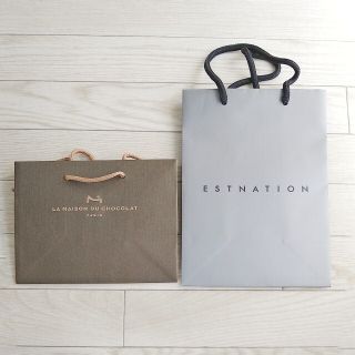 エストネーション(ESTNATION)のESTNATION/LA MAISONDUCHOCOLAT/ショップ袋2点セット(ショップ袋)