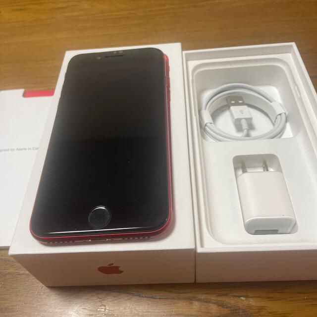 スマホ/家電/カメラiPhone8  256GB  RED  SIMフリー