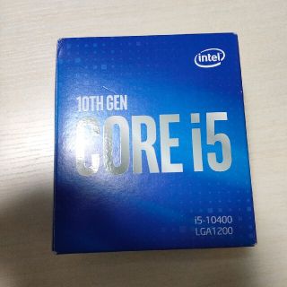 intel cpu core i5 10400(PCパーツ)