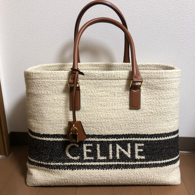 トートバッグホリゾンタル CELINE カバ  プラン ソレイユ　バッグ