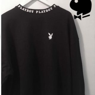 プレイボーイ(PLAYBOY)の【値下げ】PLAYBOY PLAYBOY　プルオーバー ブラック / M(パーカー)