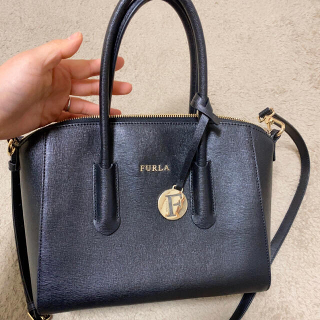 FURLA 2way ハンドバッグ ショルダーバッグスリップポケットx1内側