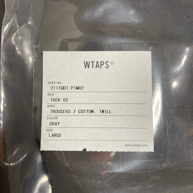 W)taps(ダブルタップス)のWtaps 21ss Tuck 02 Trousers メンズのパンツ(スラックス)の商品写真