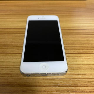 アイフォーン(iPhone)の美品　iPhone5 32GB　シルバー (スマートフォン本体)