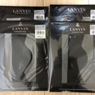 ランバンコレクション(LANVIN COLLECTION)のランバン　LANVAN ストッキング　M 4枚セット　ソアレ(タイツ/ストッキング)