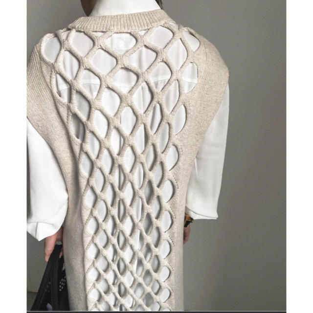 Amerivintage layered mesh knit dress