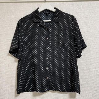 ドットアンドストライプスチャイルドウーマン(Dot&Stripes CHILDWOMAN)のchildwomanドット柄開襟シャツ(シャツ/ブラウス(半袖/袖なし))