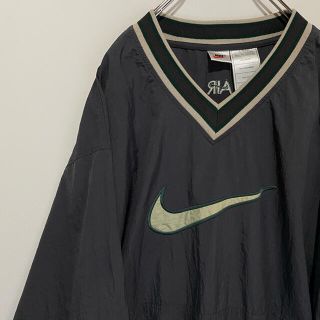 ナイキ(NIKE)のナイキ　ナイロン　プルオーバー 銀タグ　スウッシュ　 NIKE 90s(ナイロンジャケット)