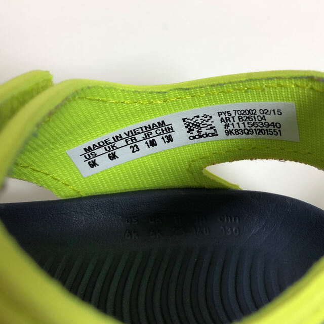 adidas(アディダス)の最終値下げです＊ adidas サンダル　14センチ＊ キッズ/ベビー/マタニティのベビー靴/シューズ(~14cm)(サンダル)の商品写真