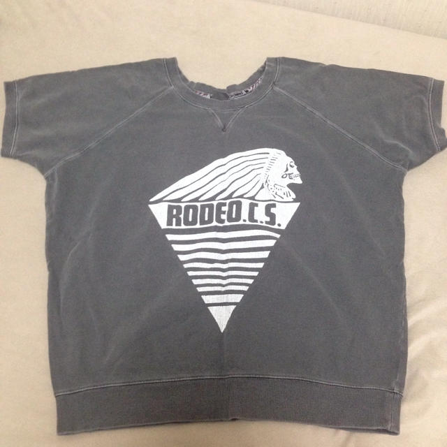 RODEO CROWNS(ロデオクラウンズ)のrodeocrowns スウェット地Tシャツ レディースのトップス(Tシャツ(半袖/袖なし))の商品写真