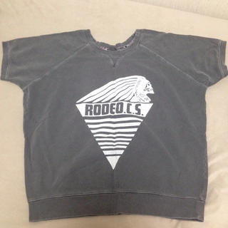 ロデオクラウンズ(RODEO CROWNS)のrodeocrowns スウェット地Tシャツ(Tシャツ(半袖/袖なし))