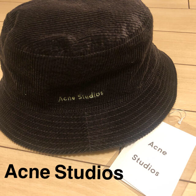 Acne Studios コーデュロイバケットハット 独特の上品 www.gold and