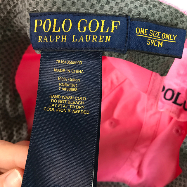 Ralph Lauren(ラルフローレン)のPOLO RALPH LAUREN キャップ　ピンク レディースの帽子(キャップ)の商品写真