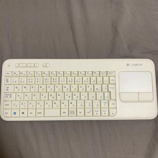 Logicool ロジクール ワイヤレス タッチキーボード K400r ホワイト