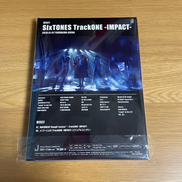 SixTONES/TrackONE-IMPACT- 初回盤　Blu-ray