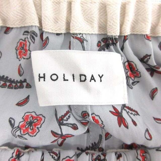 holiday(ホリデイ)のホリデイ holiday 18SS フラワーパンツ テーパード イージー 総柄 レディースのパンツ(その他)の商品写真