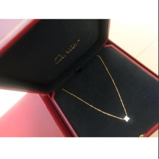 カルティエ(Cartier)のcartier ネックレス  GIA 0.25ct Cドゥ　カルティエ(ネックレス)