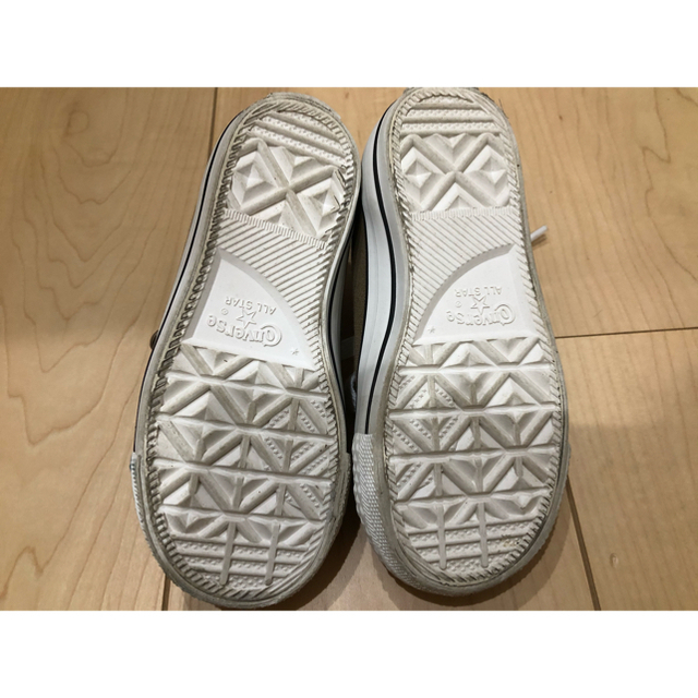 CONVERSE(コンバース)のconverse allstar ベージュ　16cm スニーカー キッズ/ベビー/マタニティのキッズ靴/シューズ(15cm~)(スニーカー)の商品写真