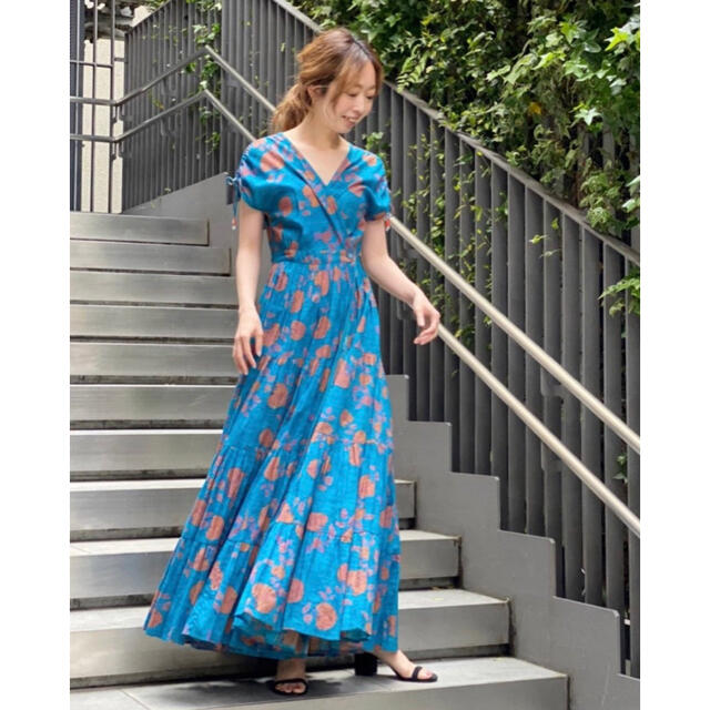明日までお値下げ ヴェルニカ ワンピース 神崎恵 ブルー ノーブル マリハ