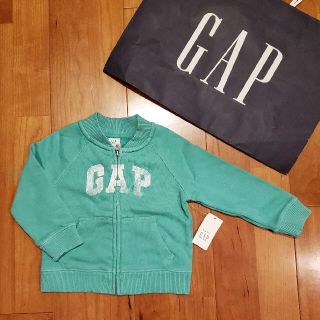 ベビーギャップ(babyGAP)の90 スエット　カーディガン　チャック(Tシャツ/カットソー)