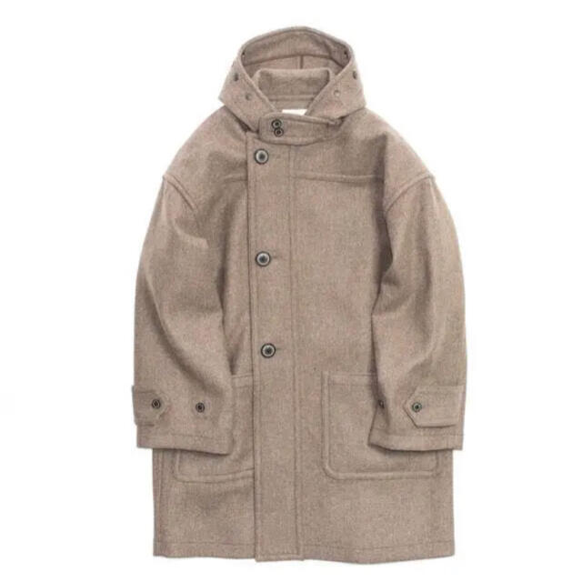 COMOLI(コモリ)のHERILL black sheep duffle coat サイズ2 メンズのジャケット/アウター(ダッフルコート)の商品写真