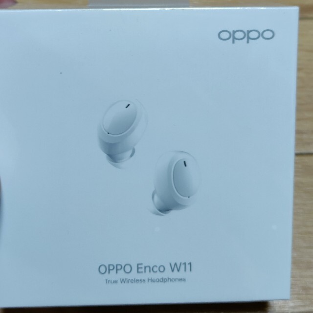 OPPO(オッポ)のoppo  enco w11 スマホ/家電/カメラのオーディオ機器(ヘッドフォン/イヤフォン)の商品写真