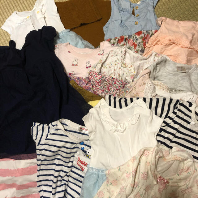 UNIQLO(ユニクロ)の西松屋バースデイユニクロ海外の女の子服まとめ売り キッズ/ベビー/マタニティのベビー服(~85cm)(その他)の商品写真