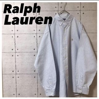 ポロラルフローレン(POLO RALPH LAUREN)のRalph Laurenラルフローレン•シャツ•ボタンダウン•ストライプ•L(シャツ)