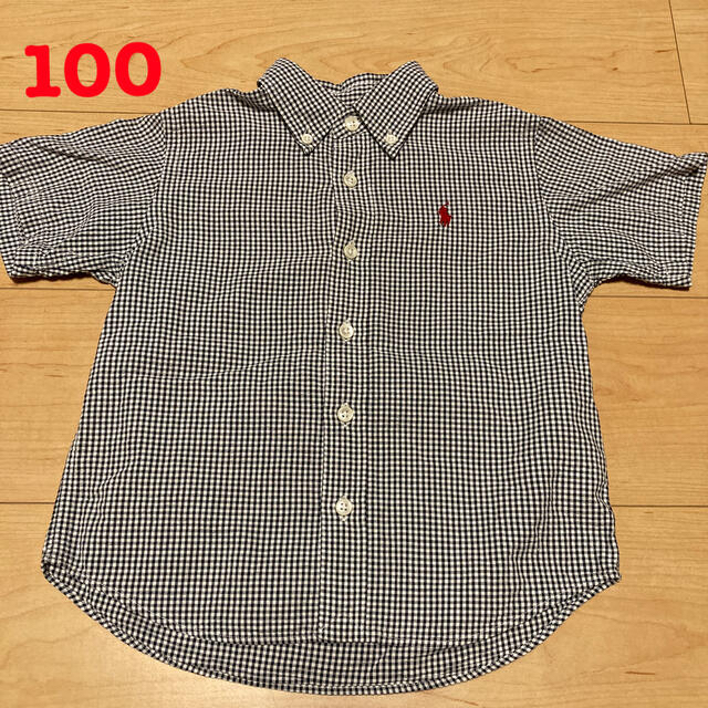 Ralph Lauren(ラルフローレン)のラルフローレン　チェック　シャツ　100 キッズ/ベビー/マタニティのキッズ服男の子用(90cm~)(ドレス/フォーマル)の商品写真