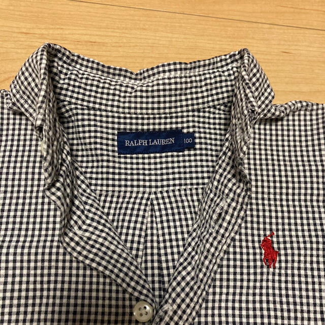 Ralph Lauren(ラルフローレン)のラルフローレン　チェック　シャツ　100 キッズ/ベビー/マタニティのキッズ服男の子用(90cm~)(ドレス/フォーマル)の商品写真