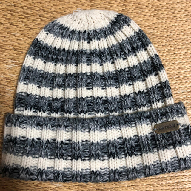 ampersand(アンパサンド)の🧢アンパサンド　ボーダーニット帽🧢 キッズ/ベビー/マタニティのこども用ファッション小物(帽子)の商品写真