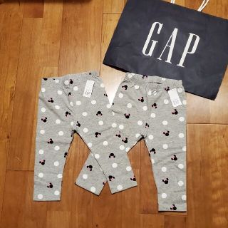 ベビーギャップ(babyGAP)の80 レギンス　2枚セット　ディズニーコラボ　ミニー(パンツ)