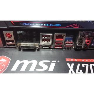 MSI X470 GAMING PRO ATXマザーボード 中古の通販 by m900hiro's shop ...