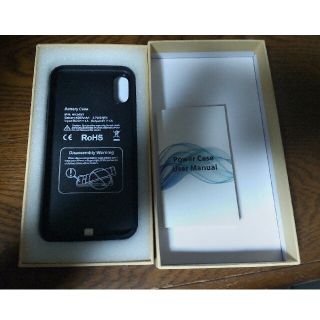 スマートバッテリーケース 6400mAh iPhoneX/XS/10 対応(iPhoneケース)