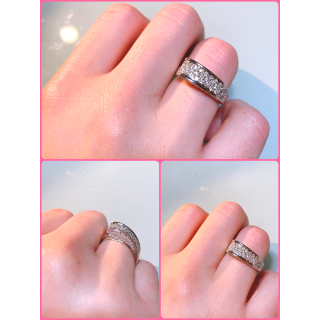 チロ様ご専用です。✨3点✨K18ダイヤモンドリング PT900ダイヤリング レディースのアクセサリー(リング(指輪))の商品写真