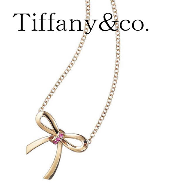 ティファニーTiffany&co. ティファニー　ネックレス　ボウ　ペンダント