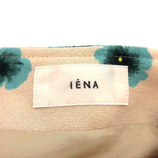 IENA(イエナ)のイエナ IENA 19SS スカート 花柄 ロング フレア 34 ベージュ グリ レディースのスカート(ロングスカート)の商品写真