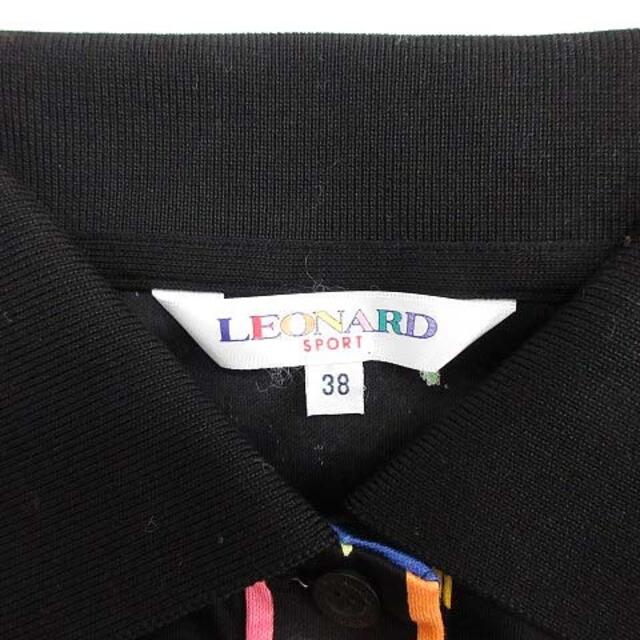 レオナールスポーツ LEONARD SPORT ポロシャツ 長袖 花柄 フローラ-