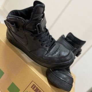 ナイキ(NIKE)のエアフォース1 ハイカット　黒　28.5(スニーカー)