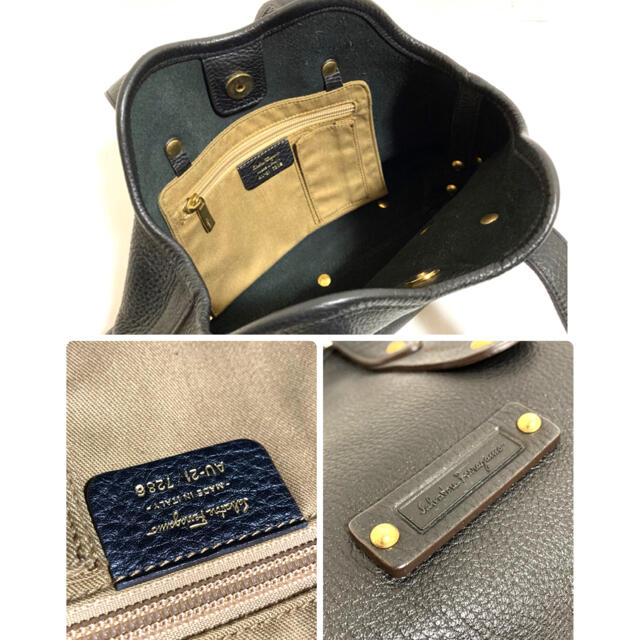 Salvatore Ferragamo(サルヴァトーレフェラガモ)の【正規品】美品✨サルヴァトーレ フェラガモ/ハンドバッグ レディースのバッグ(ハンドバッグ)の商品写真