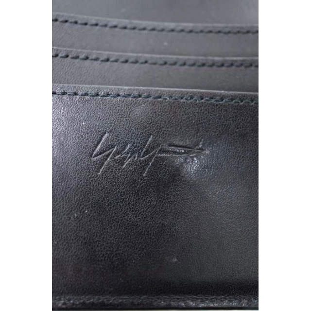 Yohji Yamamoto(ヨウジヤマモト)のYohji Yamamoto（ヨウジヤマモト） レザーがま口財布 カードケース メンズのファッション小物(コインケース/小銭入れ)の商品写真