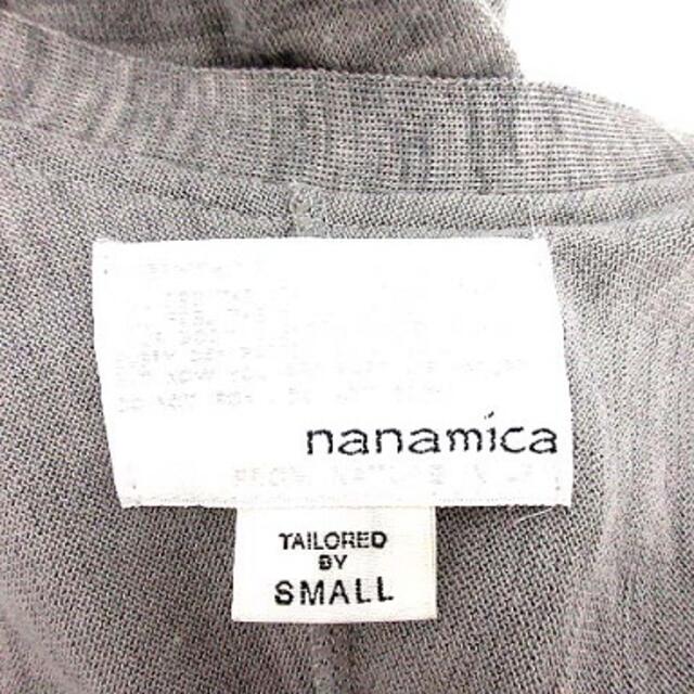 nanamica(ナナミカ)のナナミカ nanamica カーディガン ニット ウール混 薄手 S グレー メンズのトップス(カーディガン)の商品写真