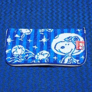 スヌーピー(SNOOPY)の【ともP6996様専用】SNOOPY ファスナー付今治タオルポーチ(ポーチ)