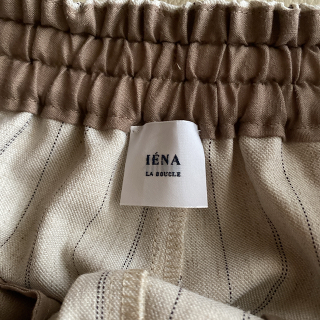 IENA LA BOUCLE ストライプイージーパンツ 美品